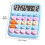 AuroraX Office Basic Calculator Cute Desktop Calculator,12 Digit 4 Function Calculator with Large Mechanical Buttons and Display College Supplies 3