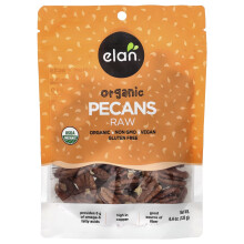 Elan, Organic Pecans, Raw , 4.4 oz (125 g)