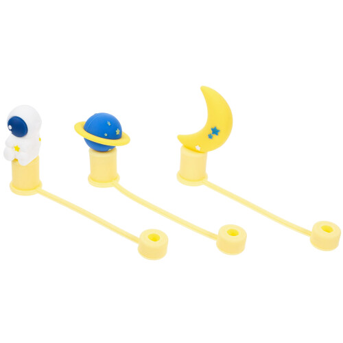 6Pièces Capuchons De Sécurisés En PVC Silicone Multicolores