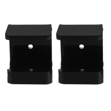 3Sets Heavy Duty Hockey Stick Wall Mount Organizer Black Acrylic