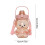 Garrafa de água transparente em formato de urso com canudo, 1400ml 3