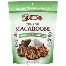 Jennies Macaroons, Bio-Macarons, Schokoladen-Drizzle, 5,25 oz (149 g)