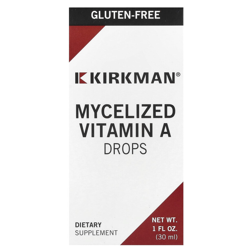 Kirkman Labs , Mycelized Vitamin A Drops, 1 Fl Oz (30 Ml)