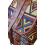 Γυναικείο σακίδιο πλάτης Hippie Canvas - Μπόχο στυλ, έθνικ, με κορδόνι, causal, διπλού ώμου, 3