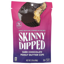 SkinnyDipped, Donkere Chocolade Peanut Butter Cups, 3,17 oz (90 g)