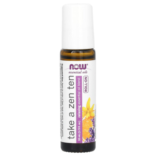 NOW Foods Essential Oil Roll-On, Take a Zen Ten - 10 ml.