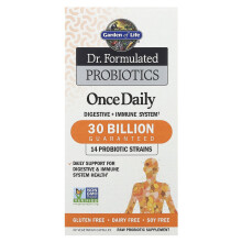 Garden of Life, Dr. Formulierte Probiotika, Einmal täglich, 30 vegetarische Kapseln
