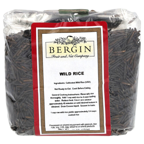 Μπέρτζιν Φρούτα και Νούτ Κονπανί, Wild Ρύζι, 16 oz (454 g)