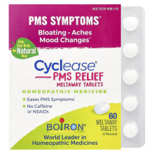 Boiron, Cyclease PMS, Sem Sabor, 60 Tabletes de Derretimento
