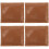 4Pièces Tapis Repassage Heat Press Marron Réutilisable Pour 7