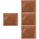 4Pièces Tapis Repassage Heat Press Marron Réutilisable Pour 8