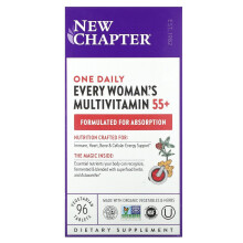 New Chapter, Varje Kvinnas En Dag 55+ Multivitamin, 96 Vegetariska Tabletter