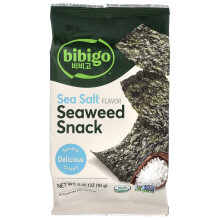 Bibigo, Snack di Alga, Sale Marino, 0,35 oz (10 g)