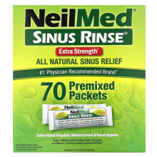 NeilMed, Sinus Rinse, Extra Sterkte, 70 Voorbereide Pakketten