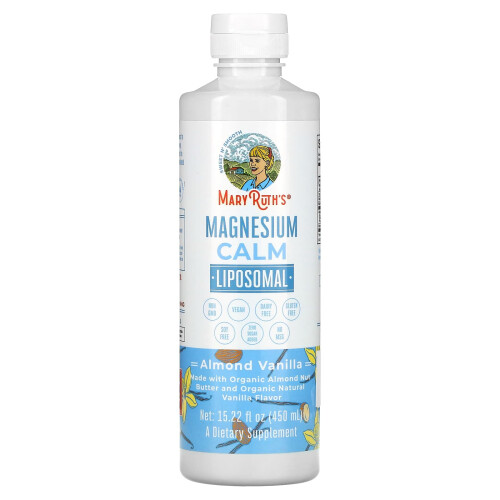 MaryRuth's, Λιποσωματική Μαγνήσιο, Αμάντι Βανίλια, 15,22 fl oz (450 ml)