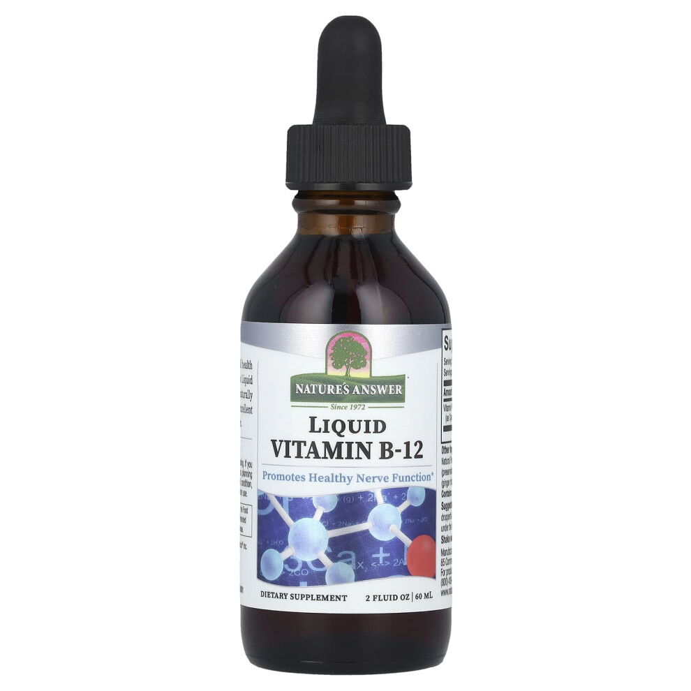 Nature's Answer NatureâS Answer Liquid Vitamin B12 Natural Flavour - 60Ml