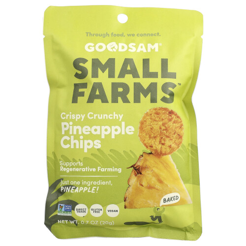Crispy Crunchy Chips de Pineapple, 0.7 oz (20 g)