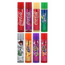Lip Smacker, Coca-Cola, Balsamo Labiale, Assortito, 8 Pacchi, 0.14 oz (4 g) Ogni