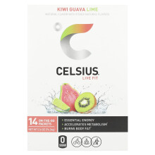Celsius, Live Fit, Kiwi Guava Lime, 14 Na-času Packety, 0,19 oz (5,31 g) Každý