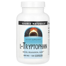 Source Naturals, L-Tryptofaani, 500 mg, 120 Kapseli
