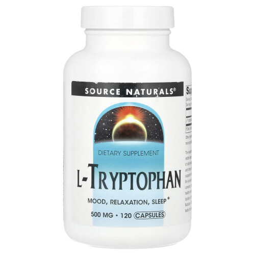 Source Naturals, L-Triptofan, 500 mg, 120 Capsule