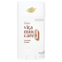 Dove, Vitamin Care+ Deodorant, Kokos en Shea, 2,6 oz (74 g)