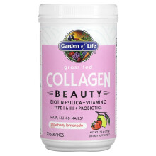 Garden of Life, Collagen de Grădină, Beauty, Strawberry Lemonade, 9.52 oz (270 g)
