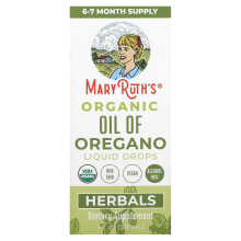MaryRuth's, Óleo de Oregano Orgânico em Gotas Líquidas, 1 fl oz (30 ml)