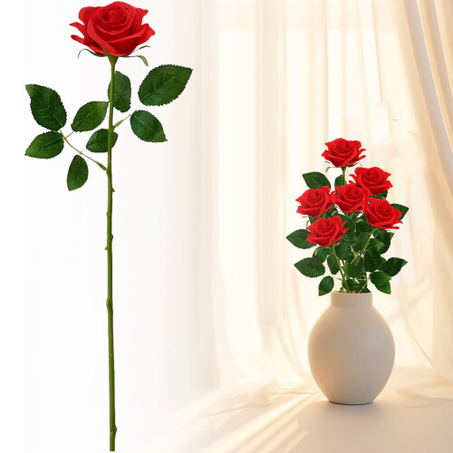 Pezsgőszínű műrózsa csokor – 45 cm hosszú szár 1