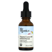 Sky Organics, Organic Olej Kastorowy Serum do Wąsów, 1 fl oz (30 ml)