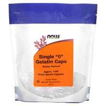 NOW Foods, Einzelpackung '0' Gelatine-Kapseln, Ca. 1.000 leere Gelatine-Kapseln, 3,39 oz (96 g)