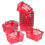 60Pièces Panier De Course Jouet Rouge Pour Enfants 1
