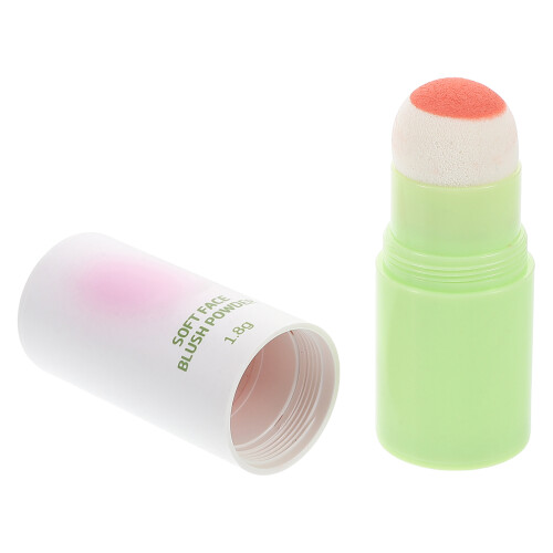 3Pièces Blush Crème Mat Compact Orange Corail Pour Joues Et