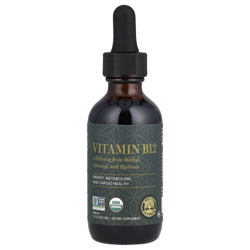 Global Healing, Vitamiini B12, 5 000 mcg, 2 fl oz (59.2 ml)