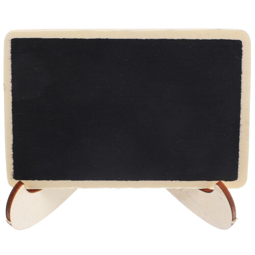 3Pièces Mini Tableaux En Bois Effaçables Pour Boutique Et Maison