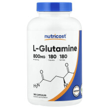 Nutricost, L-Glutamin, 180 Kapseln