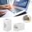 Προσαρμογέας επέκτασης καλωδίου ζεύξης Ethernet RJ45Cat6Cat6A για σύνδεση δικτύου μεταξύ 4