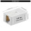 Προσαρμογέας επέκτασης καλωδίου ζεύξης Ethernet RJ45Cat6Cat6A για σύνδεση δικτύου μεταξύ 5