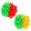 8Pièces Perruques Afro Pet Colorées Pour Déguisement 1