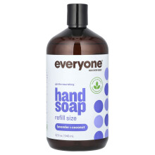 Everyone, Handzeep, Verzamelpack, Lavendel + Kokoabonen, 32 fl oz (946 ml)