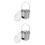 2Pièces Mini Barbecue Portable Acier Inoxydable Grill Camping Argent 5
