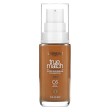 L'Oréal, Match Verdadeiro, Fundação Super-Blendável, C6 Médio Frio, 1 fl oz (30 ml)