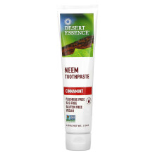 Desert Essence, Neem Hammastahna, Cinnamint, 6,25 oz (176 g)
