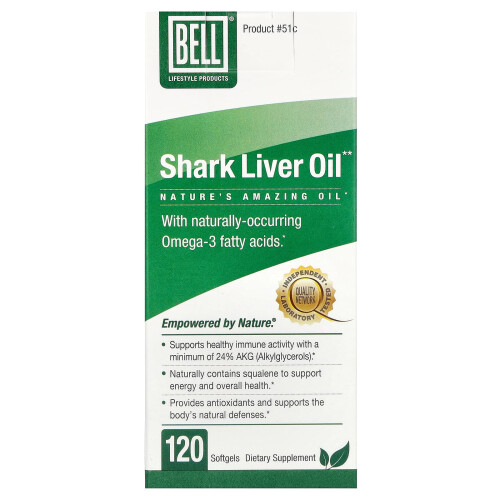Bell Lifestyle, Shark Λίπος Oil, 120 Μягάλες