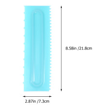 12Pièces Peignes À Glaçage Spatules Plastiques Pour