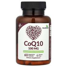 Futurebiotics, CoQ10, 100 mg, 60 Vegetariánkých kapslí