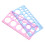 2Pièces Règles Géométriques Plastique Colorées Outils Précis 1
