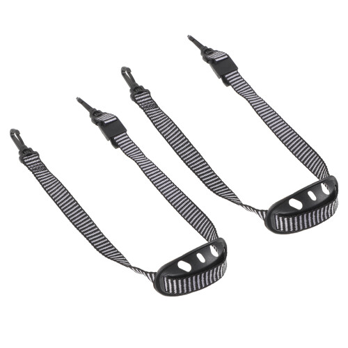 4Pièces Noire Pour Menton Casque Souple Résistante