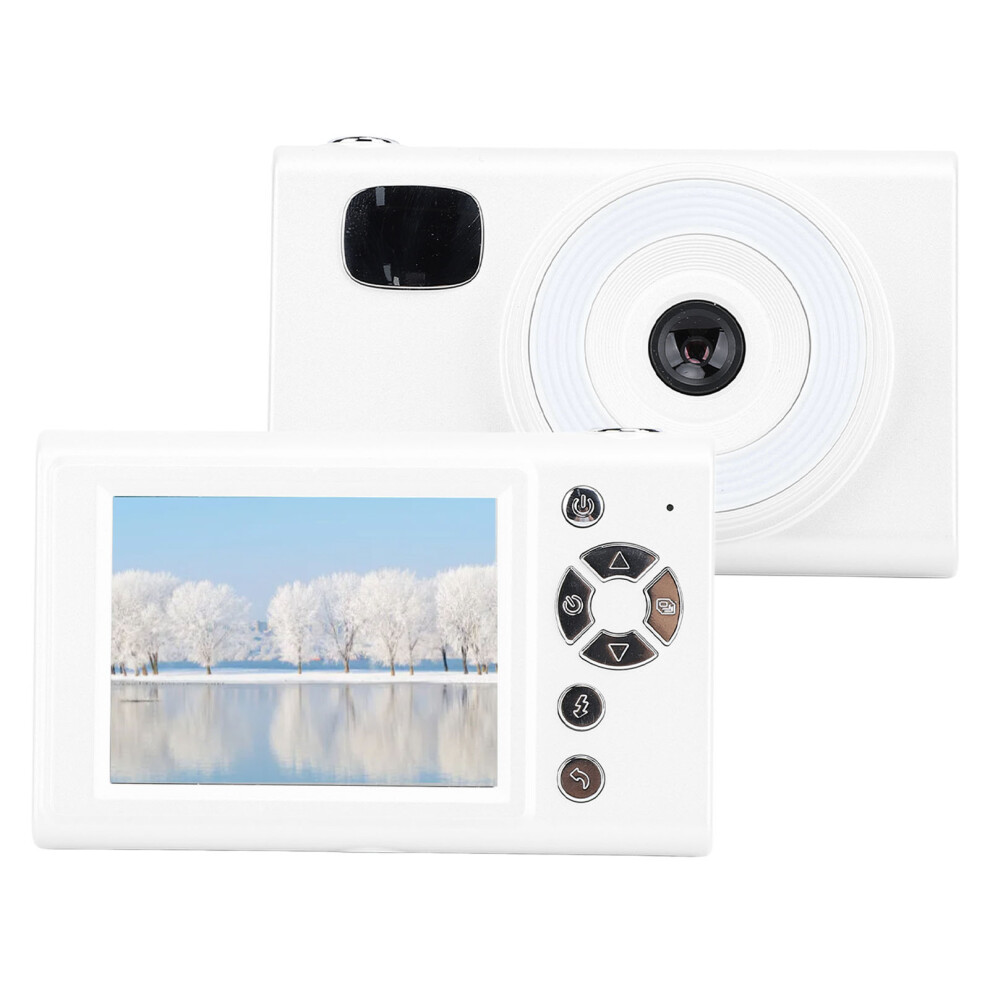 48Mp 1080P Digital Camera With 16X Zoom, 2.8" Screen, White 9421384736704