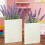 Blank bokvase hvit kunstdekor stil L 5